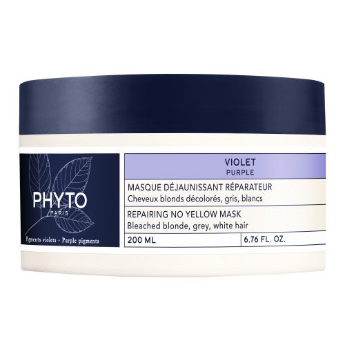Phyto Purple Repairing No Yellow Mask Μάσκα για Λαμπερά Μαλλιά, Κατά των Κίτρινων Τόνων 200ml